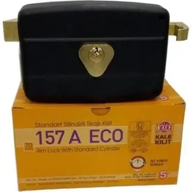 KALE 157A SİLİNDİRLİ TİRAJLI KİLİT ECO 14MM KALE 157A SİLİNDİRLİ TİRAJLI KİLİT ECO 14MM